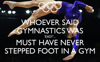 Man handstand gymnastics floor quote - a quote above free wallpaper