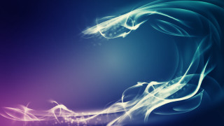 Blue pink smoke black background - mist free wallpaper
