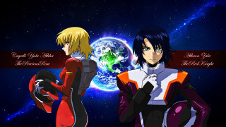 Anime characters planet stars sky - a planet free wallpaper
