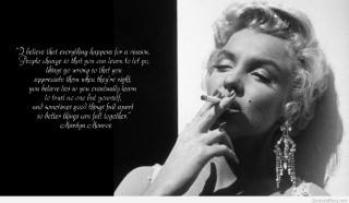 Woman smoking cigarette quote image - free love wallpaper for desktop