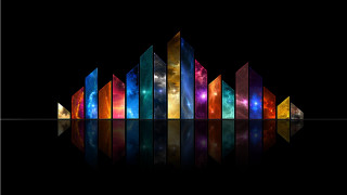 Colorful abstract background glass blocks - liam brazier free wallpaper