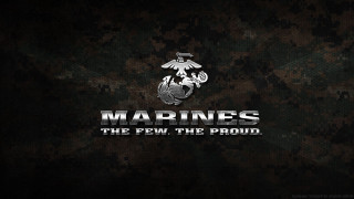Marine emblem black background the - marine free wallpaper