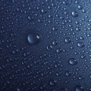 Water droplets blue surface bokeh 4 - free rain wallpaper for tablet