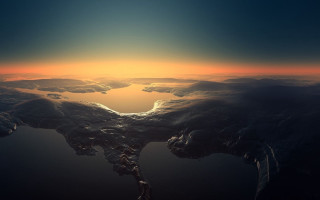 Mountain range sunset sunrise computer - filip hodas free wallpaper