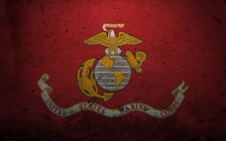 Red flag eagle banner marine - plain background free wallpaper for desktop