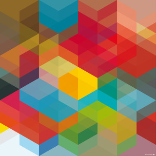 Colorful abstract background squares different - geometric abstract art free wallpaper for tablet