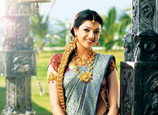 Woman sari fountain bird posing - a woman in a sari free wallpaper