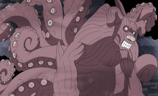 Cartoon character giant octopus background - octopus free wallpaper