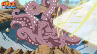 Octopus light saber boat mountain - an octopus free wallpaper