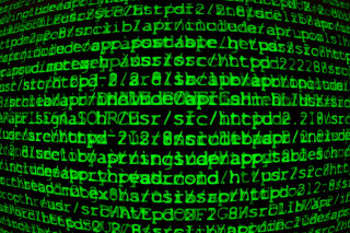 Green black background numbers digital 2 - different language free wallpaper