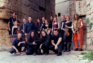 Group people stone wall building - near free wallpaper for desktop