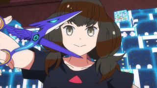 Woman holding scissors serious look - a woman holding free wallpaper