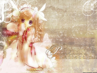 Girl flower hair dress beautiful - reflective free wallpaper