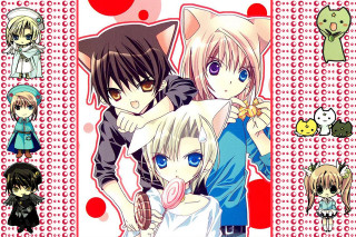 Anime characters expressions group different 13 - different expression free wallpaper for desktop