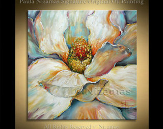 White flower gold accents black - the edge free wallpaper