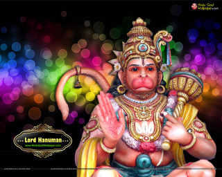 Hindu god statue bell colorful - a bell free wallpaper