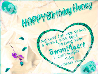 Happy birthday card heart flowers - elaine hamilton free wallpaper