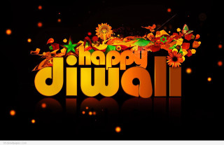 Diwali flower butterfly light effect - light effect free wallpaper
