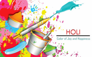 Colorful background paint brush holi - a splash of paint free wallpaper for desktop