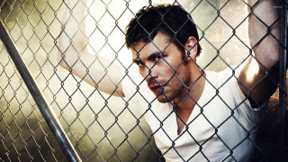 Man standing fence looking distance - the distance free wallpaper