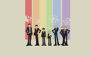 Group people rainbow background stripe - symmetry!! free wallpaper for desktop