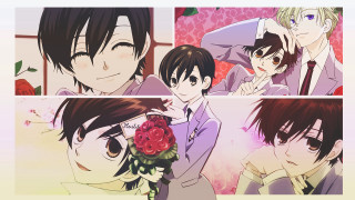 Anime characters flowers roses couple - a rose free wallpaper for desktop