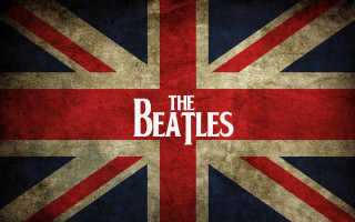 British flag beatles red blue - color free wallpaper