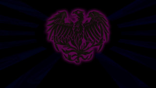 Heart birds dark background light - berlin secession free wallpaper