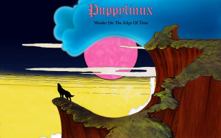 Wolf cliff pink ball sky - a wolf free wallpaper