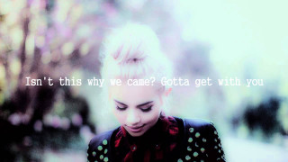 Woman cell phone quote screen - neon light free wallpaper