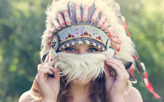 Woman white beard native american - florianne becker free wallpaper for desktop
