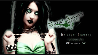 Gothic green makeup black background - a green arrow free wallpaper
