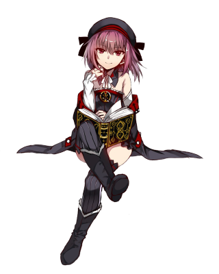 Girl pink hair hat sitting - a floor free wallpaper for mobile