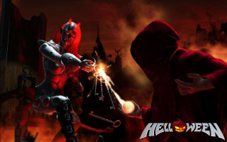 Man red robe gun demonic - a demonic demon free wallpaper