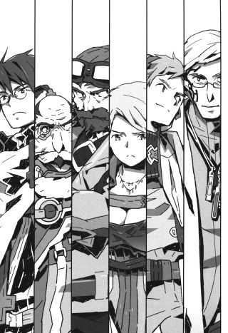 Anime characters lined up background - akihiko yoshida free wallpaper for mobile