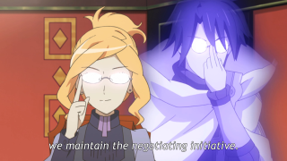 Blonde woman glasses purple dress - a quote free wallpaper for desktop