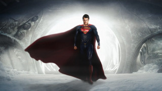 Man superman suit snow cape - a man in a superman suit free wallpaper