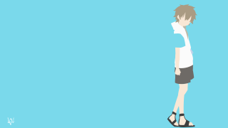 Blue shirt brown hair vector - skirt free wallpaper