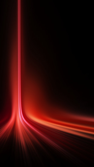 Red light streak dark background - anamorphic len free wallpaper for mobile