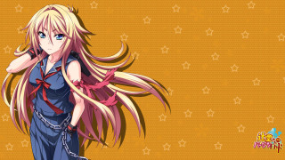 Anime girl blonde hair blue 6 - long blonde hair free wallpaper