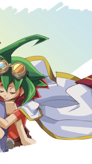 Boy girl hugging smiling big - context art free wallpaper for mobile