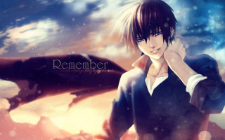 Anime character whale background message - a anime character free wallpaper