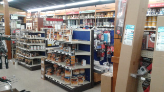 Store shelves goods items sale - a bicycle free wallpaper