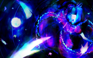 Woman dragon back stars digital - a digital painting of a woman free wallpaper