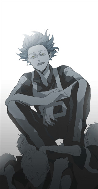 Man white hair sitting arms - free portrait wallpaper