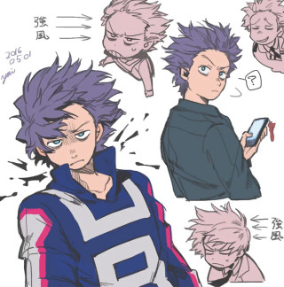 Purple hair guy phone blue - blue hair free wallpaper for tablet