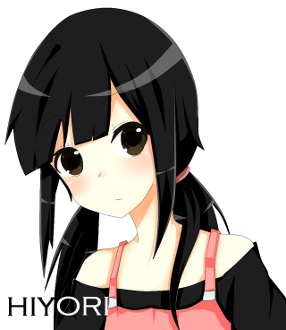 Girl black hair pink shirt - her face free wallpaper for tablet