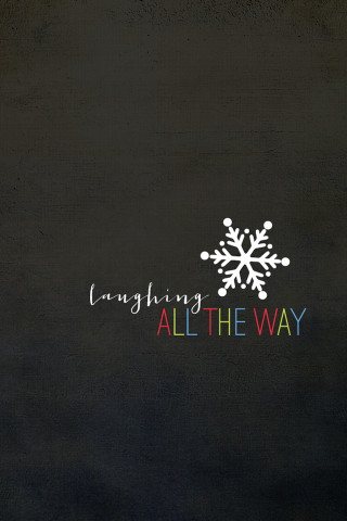 Black background snowflake laughing all - anne rigney free wallpaper for mobile