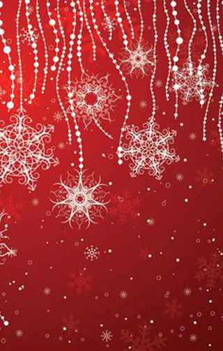 Red background snowflakes stars balint - a red background free wallpaper for mobile
