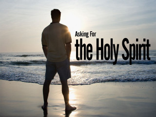 Man beach ocean holy spirit - simple form free wallpaper